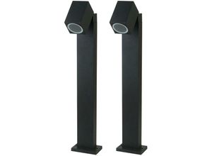 4059157062160 - Etc-shop - 2x led Außen Garten Steh Stand Lampe Leuchte Veranda Hof Weg Beleuchtung Spot beweglich Strahler
