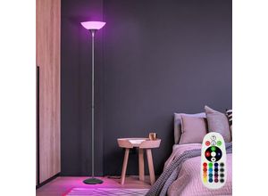 4059157072398 - Etc-shop - rgb led Decken-Fluter Steh Stand Lampe Leuchte Beleuchtung Titan-Farbig Wohn Schlaf Büro Zimmer Licht inkl Fernbedienung Farbwechsler