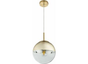 4059157074996 - Etc-shop - Design Kugel Decken Hänge Leuchte Wohn Zimmer Glas Pendel Lampe gold im Set inkl led Leuchtmittel