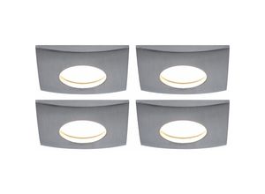4059157089488 - Etc-shop - 4er Set led Decken Einbau Leuchten Flur Spots Strahler Aluminium Lampen dimmbar