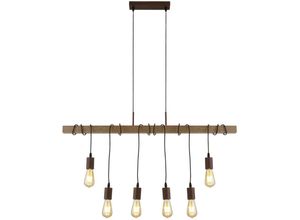 4059157095168 - Etc-shop - Decken Hänge Lampe dimmbar Holz Balken fernbedienung Pendel Leuchte im Set inkl rgb led Leuchtmittel 4059157095168 - Etc-shop - Decken Hänge Lampe dimmbar Holz Balken fernbedienung Pendel Leuchte im Set inkl rgb led Leuchtmittel