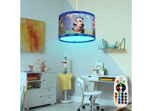 4059157100596 - Etc-shop - Kinder Zimmer Decken Lampe dimmbar Tier Fernbedienung Hänge Leuchte im Set inkl rgb led Leuchtmittel