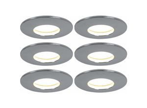 4059157106864 - Etc-shop - 6er Set led Einbau Leuchte Decken Spot Strahler Wohn Zimmer Bad Beleuchtung Lampe