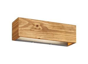 4059157110106 - Etc-shop - led Design Wand Lampe Holz up down Strahler Wohn Arbeits Zimmer Beleuchtung dimmbar