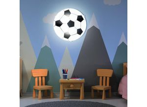 4059157110236 - Etc-shop - Kinder Decken Lampe Glas Fußball Jungen Spiel Zimmer Leuchte im Set inkl led Leuchtmittel