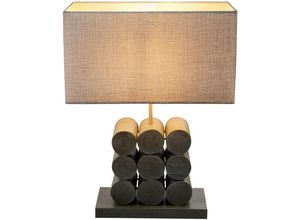 4059157120747 - Etc-shop - Lese Lampe Nacht Schreib Tisch Leuchte Holz Textil eckig Schlaf Zimmer Beleuchtung im Set inkl led Leuchtmittel