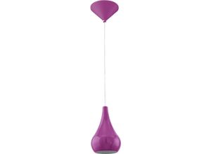 4059157120792 - Etc-shop - Design Pendel Hänge Leuchte Ess Zimmer purple Decken Flur Lampe im Set inkl led Leuchtmittel