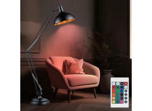 4059157121430 - Etc-shop - led Steh Lampe dimmbar Gelenk Leuchte bewegliche fernbedienung im Set inkl rgb led Leuchtmittel