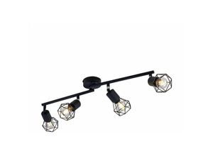 4059157121898 - Etc-shop - Decken Leuchte dimmbar Käfig Spot Lampe verstellbar fernbedienung im Set inkl rgb led Leuchtmittel