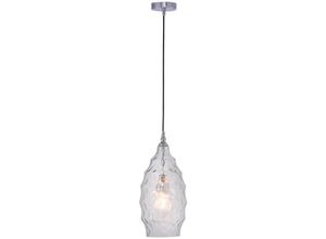 4059157127197 - Etc-shop - retro Hänge Lampe Wohn Zimmer Glas Struktur Decken Pendel Leuchte im Set inkl rgb led Leuchtmittel