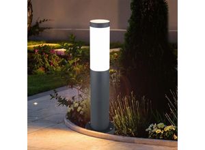 4059157131217 - Etc-shop - Edelstahl Sockel Leuchte Garten Weg Beleuchtung Einfahrt Steh Lampe im Set inkl led Leuchtmittel