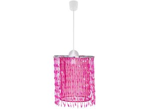 4059157133303 - Etc-shop - Kinder Decken Hänge Lampe pink Mädchen Kristall Pendel Leuchteim Set inkl led Leuchtmittel