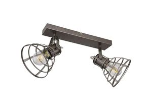 4059157141025 - Etc-shop - Decken Lampe fernbedienung Käfig Spot Wohn Zimmer Leuchte dimmbar im Set inkl rgb led Leuchtmittel