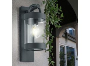 4059157143395 - Etc-shop - Außen Wand Leuchte Laterne Terrassen Beleuchtung Dämmerungssensor Garten Lampe im Set inkl led Leuchtmittel