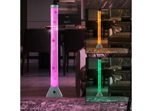 4059157145979 - Etc-shop - led Wassersäule Sprudelsäule mit fünf Deko-Fischen RGB-Farbwechsler Deko-Stehleuchte mit Fischen Kunststoff led Farbwechsler h 120 cm