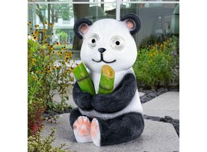 4059157154780 - Etc-shop - led Außen Deko Leuchte Solar Panda Garten Terrassen Beleuchtung Balkon Leuchte schwarz weiß