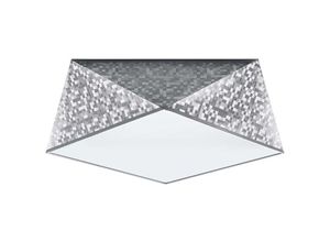 4059157163089 - Etc-shop - Deckenleuchte Deckenlampe Hexagon Silber modern Esszimmer Wohnzimmer Küche