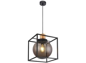 4059157164345 - Hängelampe Kugel Lampen Esszimmer Kugel Pendelleuchten Wohnzimmer Rauchkugel Smart RGB LED Dimmbar 10W CCT 2700-6500K 806lm LxBxH 28 x 28 x 120 cm