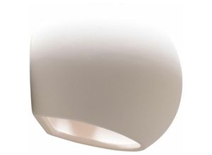 4059157165014 - Etc-shop - Wandleuchte Innen modern Wandlampe weiß Wohnraumlampe indirektes Licht Keramik weiß up down 1x E27 LxHxT 145x175x14 cm