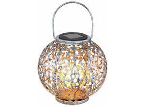 4059157167117 - Solar Lampe Outdoor Solarleuchte orientalisch led Solar Laterne Außen Lichteffekt hängend stehend 1x led warmweiß DxH 20x29 cm Terrasse Garten