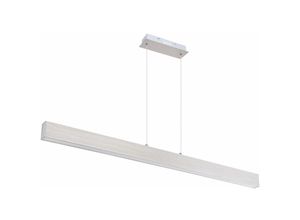 4059157169173 - Pendelleuchte gerade Decken Pendellampe Esstisch Lampen led Memory Funktion Dimmbar über Wandschalter 1x 40 Watt 1x 2690 lm LxBxH 121x8x120 cm