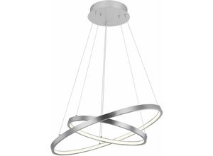 4059157171916 - Etc-shop - led Hängeleuchte Esstisch Wohnzimmer Lampen modern hängend led Pendelleuchte Ringe dimmbar über Wandschalter42W 1500lm 3000K DxH 51x120