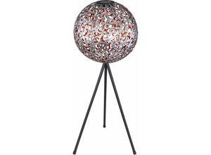 4059157172289 - Solar Stehleuchte Garten Solar Kugel antik 29 cm Solarlampen für Außen orientalisch silber antik 3-Bein Lichteffekt 1x led 3000K DxH 29x80 cm