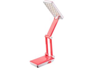 4059157176454 - Etc-shop - Schreibtischlampe Kinder led Tischlampe Leselampe Nachttisch in pink weiß klappbar 11x led 25 Watt 170 Lumen warmweiß LxBxH 35 x 75 x