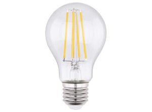 4059157186903 - Etc-shop - led Leuchtmittel Filament Birne Design transparent Glas Lampe Kugel 7 w 806 lm 2700 k warmweiß Leuchte silber