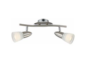 4059157190627 - Etc-shop - led Decken Lampe Leuchte Beleuchtung Metall Nickel Matt Chrom Glas Opal Büro