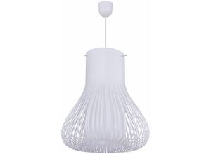 4059157193963 - Etc-shop - Deckenlampe Wohnzimmer hängend Lampe Skandinavisch Hängeleuchte Hängeleuchte weiss Birnenform 1x E27 DxH 35x139 cm