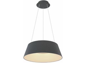 4059157194946 - Hängeleuchte Hängelampe Pendelleuchte Rundleuchte Esszimmer Lampe Metall Acryl anthrazit Fernbedienung dimmbar cct Schaltung led DxH 46x120 cm