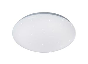 4059157195349 - Deckenleuchte Sterneneffektleuchte Designleuchte Deckenlampe Sternenhimmel Effekt Metall rundform 1x led 15 Watt 1200 Lumen kaltweiß DxH 30x10 cm