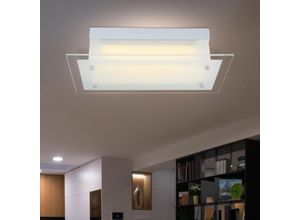 4059157211735 - Etc-shop - Deckenlampe modern Wohnzimmerlampe dimmbar led Designlampe Acrylscheibe eckig Glas matt 1x led 11W 1370lm 3000K warmweiß LxBxH 36 x 19 4059157211735 - Etc-shop - Deckenlampe modern Wohnzimmerlampe dimmbar led Designlampe Acrylscheibe eckig Glas matt 1x led 11W 1370lm 3000K warmweiß LxBxH 36 x 19