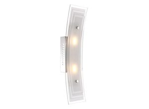 4059157213739 - Etc-shop - led Wand- Deckenleuchte Deckenlampe Glas Chrom l 42 cm Wohnzimmer Schlafzimmer Esszimmer