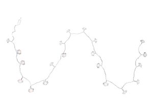 4059157220195 - Etc-shop - 20x led Lichter Ketten Rosen Blüten Weihnachts Deko Beleuchtung Batterie Lampen weiß