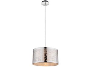 4059157220546 - Etc-shop - Design Pendel Leuchte Baum Muster Hänge Lampe Chrom Decken Beleuchtung