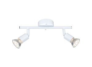 4059157224223 - Etc-shop - led Decken Lampe Leuchte Metall Weiß Glas Spots Beweglich Beleuchtung Büro Küche