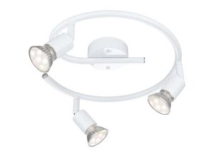 4059157224230 - Etc-shop - led Decken Lampe Leuchte Metall Weiß Glas Beleuchtung Wohn Schlaf Zimmer Büro