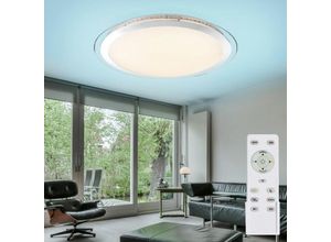 4059157229273 - Etc-shop - rgb led Decken Lampe Ess Zimmer Sternen Effekt Tages-Licht Leuchte fernbedienung