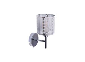 4059157234123 - Etc-shop - Wandlampe Chrom Wohnzimmerleuchte Wandleuchte Kristalle Schlafzimmer Bettleuchte Metall 1x E14 BxH 12 x 245 cm 4059157234123 - Etc-shop - Wandlampe Chrom Wohnzimmerleuchte Wandleuchte Kristalle Schlafzimmer Bettleuchte Metall 1x E14 BxH 12 x 245 cm