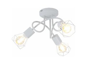 4059157242579 - Etc-shop - retro Decken Lampe Wohn Zimmer Beleuchtung Käfig Spot Rondell Strahler Leuchte