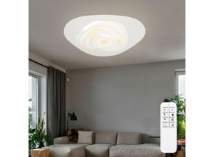 4059157243477 - Etc-shop - led Decken Lampe Leuchte Smart-Home Alexa Nachtlicht Dimmbar Fernbedienung 50cm