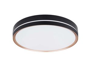 4059157243774 - Etc-shop - Deckenleuchte Deckenlampe Esszimmerlampe rund Nachtlicht cct Tageslicht mit Fernbedienung Metall opal schwarz bronze Dimmer 1x led 40 4059157243774 - Etc-shop - Deckenleuchte Deckenlampe Esszimmerlampe rund Nachtlicht cct Tageslicht mit Fernbedienung Metall opal schwarz bronze Dimmer 1x led 40