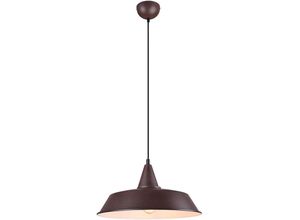 4059157246096 - Etc-shop - Hängelampe Pendelleuchte Deckenlampe Wohnzimmer Hängeleuchte Rost Vintage Optik Metall 1x E27 DxH 35x150 cm