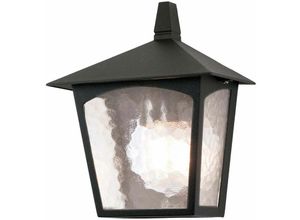 4059157251304 - Etc-shop - Außenleuchte Wandlampe ALU-Druckguss Glas h 28 cm Gartenlampe Schwarz 1 Flammig