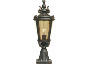 4059157251649 - Etc-shop - Wegleuchte Außenleuchte Sockelleuchte h 56 cm Bronze Gartenlampe Stahl