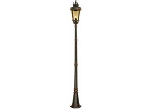 4059157251663 - Etc-shop - Außenleuchte Kandelaber Stehleuchte Gartenlampe Wegeleuchte Bronze Stahl Glas