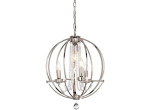 4059157251786 - Kronleuchter Deckenleuchte Hängelampe Esszimmerlampe D 458 cm Stahl 4 Flammig