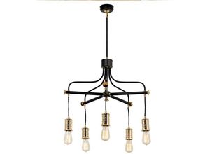 4059157254213 - Etc-shop - Kronleuchter Hängelampe Deckenleuchte Stahl Messing d 579 cm Esszimmerlampe